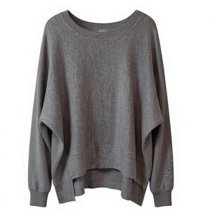 VINCE. Wool Angora Blend Womens Sweater XS Gray Oversized Luxury Minimalist